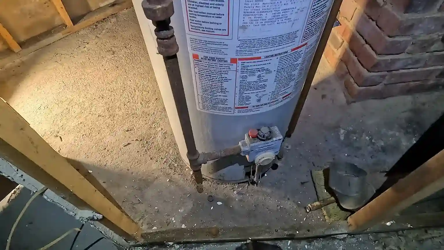 Chicago gas line pressure testing in a multi-unit building basement